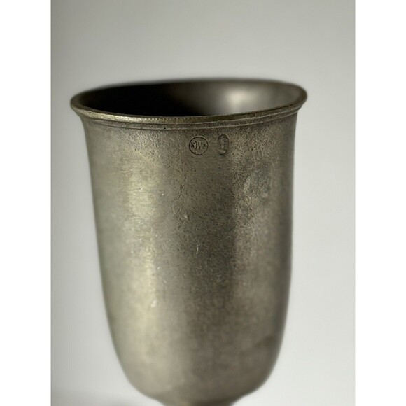 VTG Pewter RWP Tavern Wine Goblet Wilton 7 1/4” Tall Medieval Cosplay Vessel - Picture 2 of 9